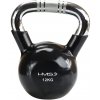HMS Kettlebell železný pogumovaný s chrómovaným úchopom 12 Kg