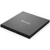 VERBATIM externí mechanika Ultra HD 4K Blu-ray External Slimline Writer (USB 3.1, USB-C) + zdarma 25GB médium +NERO 43888