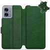 Kožené Mobiwear flip pre Motorola Moto G54 5G/Moto G54 5G Power Edition – Zelené – L_GRS 5904808755818