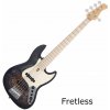 Sire Marcus Miller V7 Ash Reissue 5 FL Transparent Black Satin Bezpražcová basgitara