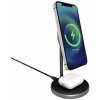 EPICO Magnetic 2in1 Wireless Charger (MagSafe Compatible) 15W/10W/7,5W + 18W QC - Čierny