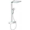 Hansgrohe Raindance E - Sprchový set, s termostatom, 30x30 cm, matná biela 27361700