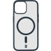 CellularLine Pop Mag s podporou Magsafe Apple iPhone 15, čiré / modré