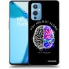 Picasee silikónový čierny obal pre OnePlus 9 - Brain - White