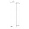 Trojdielna paravánová stena VidaXL biela, 120 x 220 cm