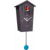 Detské hodiny kukučky KooKoo BirdHouse - black uni