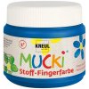 Prstová farba na textil MUCKI 150 ml modrá