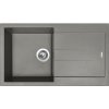 Granitový drez AMANDA 860 Nanotruffle 500 x 860 mm sivá TLAM860500N3