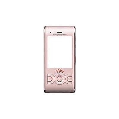 Kryt Sony Ericsson W595 predný ružový