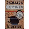 Ceduľa Jamaica Coffee 30cm x 20cm Plechová tabuľa