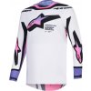 Dres SUPERTECH PRO VISTA, ALPINESTARS (bílá/fialová/černá, vel. S)