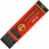 Krieda kresliarska čierna 5,6mm, č.1 soft /6ks (Black drawing leads, 4345/1)