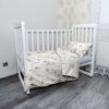 Sablio Mikroplyšové obliečky do detskej postieľky Bílá orchidej - 100x135 / 40x60