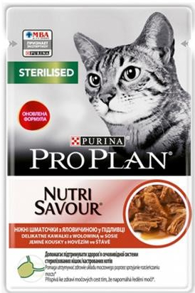 ProPlan Cat Steriliz. hovädzie 26 x 85 g