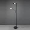 Trio Lighting LED stropná podložka Barrie s čítacím svetlom čierna matná - 424210332