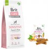 BRIT CARE Sustainable Sensitive Insect & Fish 12kg + BRIT CARE Dog Dental Stick Mobility with Curcuma & Collagen 7szt