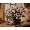 Zuty – Maľovanie Podľa Čísel – Bohaté Kvety Vo Váze Na Stole, 40 × 50 cm, Plátno + Rám 8596530106418