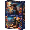Puzzle BLUEBIRD 2x500 dílků Divoký západ: Kovbojka a boty 2v1