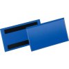 Durable Magnetické vrecko na dokumenty 100x38 mm modré 50 ks