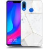 Picasee silikónový prehľadný obal pre Huawei Nova 3 - White tile