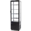 Chladnička s vitrínou 52cm - 235L | Maxima, 9400816 Černá