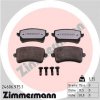 ZIMMERMANN Sada brzdových platničiek kotúčovej brzdy 24606.975.1