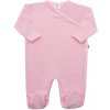 Dojčenský bavlnený overal s bočným zapínaním New Baby Lovely bodky, veľ. 74 (6-9m)