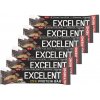 Nutrend EXCELENT Bar double, 6 × 85 g, čokoláda + nugát s brusnicami