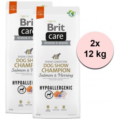 Brit Care Dog Hypoallergenic Dog Show Champion 2 x 12 kg