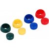 Plastové krytky na skrutky bolt cover 12 mm, červené