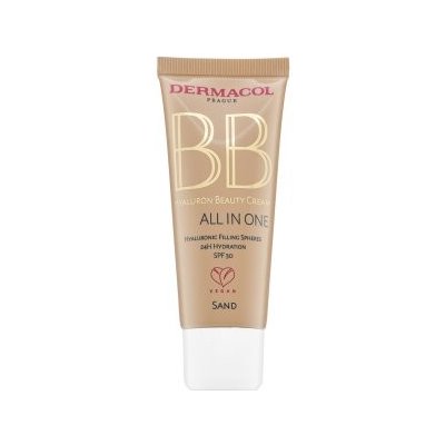 Dermacol All in One Hyaluron Beauty Cream BB krém s hydratačným účinkom 01 Sand 30 ml