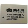 Braun akumulátor CANON NB-7L, 850mAh