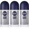 Nivea Men Silver Protect antiperspirant roll-on 48h 3 x 50 ml
