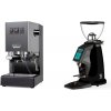 Gaggia New Classic E24, grey + Rocket Espresso SPLUGA, black