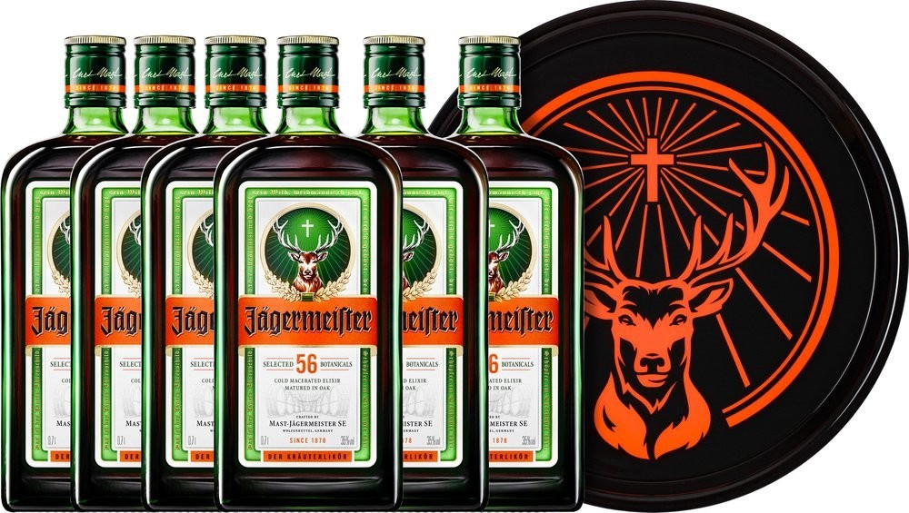 Jägermeister 35% 0,7 l (čistá fľaša)