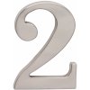 COBRA Číslica 2 - 5 cm, matný nikel