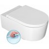 Isvea Isvea, SISTEMA A závesná WC misa, Rimless, 36x53,5cm, biela, 10SL02001