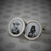 Ručne robené manžetové gombíky Star Wars Zlatá Kruh