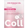 Dermacol Collagen+vypínacia metalická zlupovacia pleťová maska 15 ml
