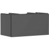 Hansgrohe Xilesa E Umývadlová skrinka, 50x98x55 cm, 1 zásuvka, matná sivá 54266760-HG