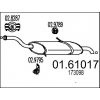 Koncový tlmič výfuku MTS 01.61017