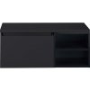 Kúpeľňová skrinka pod umývadlo Sanox Frozen čierna matná 100 x 43 x 45 cm