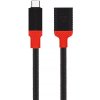 Tactical Pin4Fun adaptér USB-C/ Lightning 0, 1m Black/ Red 8596311251733