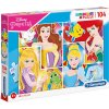 Disney Princess Supercolor puzzle 104 ks - Clementoni