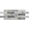 monopole ceramica Gresový obklad Jerica Gris Mix 7,5×28 cm – tehlový sivý dekor sqm: 1 sqm > 66 sqm