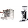 Rocket Espresso Appartamento, white, walnut + ECM V-Titan 64