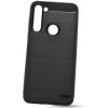 Puzdro Carbon Lux TPU Motorola Moto G8 Power - čierne