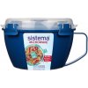 Sistema Microwave Krabička na rezance a hranolky 940 ml, modrá