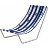 Textilomanie Skladacie plážové ležadlo SAND MARINE, bielo-modré
