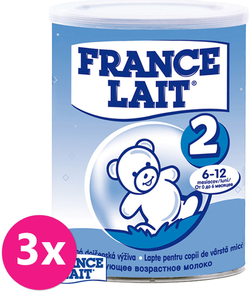 France Lait 2 3 x 400 g